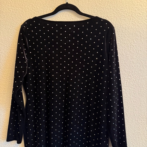 H&M Velvet Rhinestone Dress - Picture 4 of 11